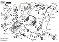 Bosch 0 600 883 142 ROTAK 40 C Lawnmower 230 V / GB Spare Parts ROTAK40C